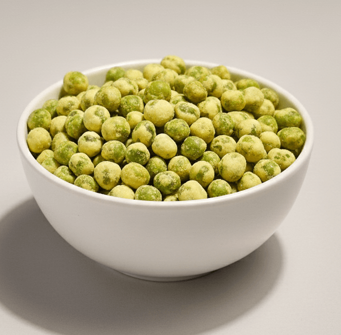 ZIelony groszek wasabi