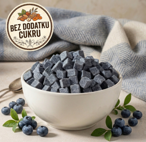 Kostki borówkowe bez dodatku cukru