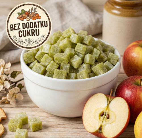 Kostki jabłkowe bez dodatku cukru
