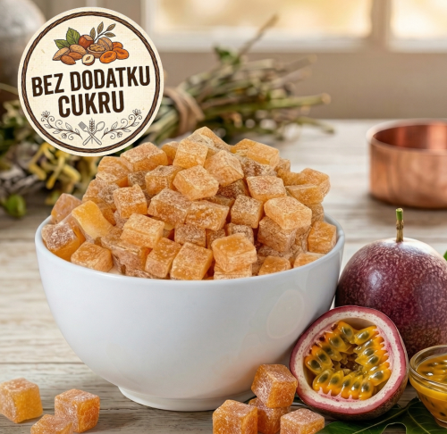 Kostki marakuja bez dodatku cukru