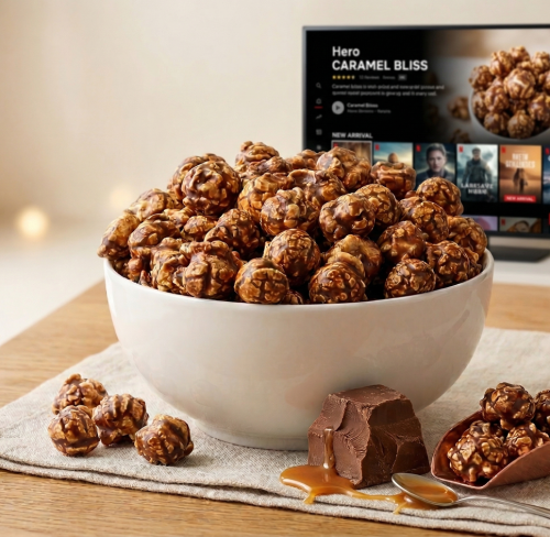 Popcorn czekoladowo karmelowy
