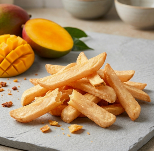 Chripiące chipsy z mango