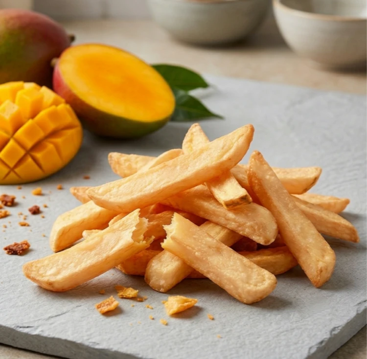 Chripiące chipsy z mango
