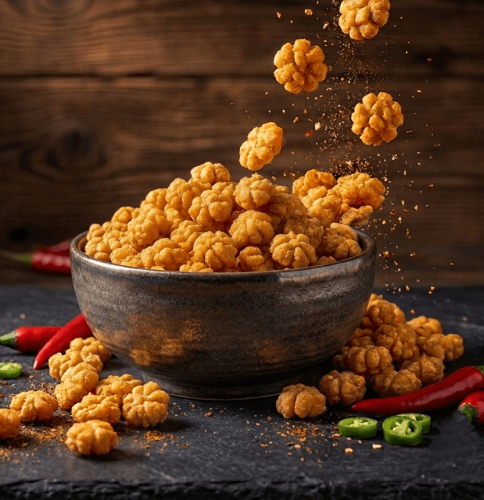 Krakersy ryżowe - pikantne chili