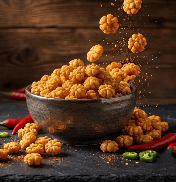 Krakersy ryżowe - pikantne chili