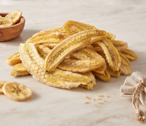 Plasterki banana suszone bez cukru